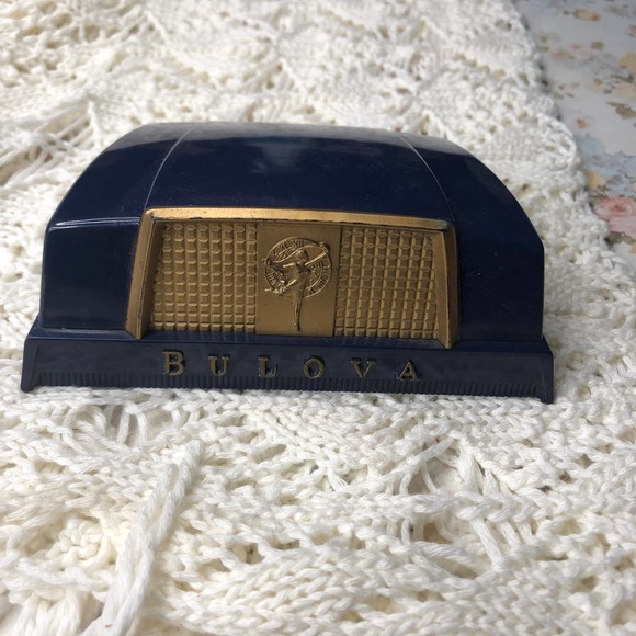 Vintage Bulova Fifth Avenue Original Plastic Watch Display Storage Box Case - Picture 14 of 16